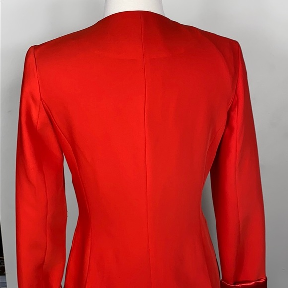 Jennifer Lopez Red Blazer tuxedo jacket - Picture 6 of 15